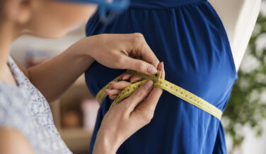 measuring a chest for fashion purposes